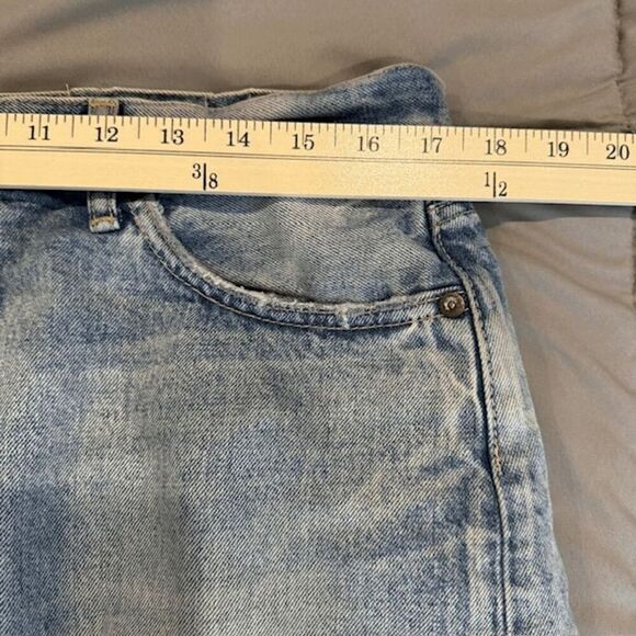 Moussy Vintage Andalucia Skirt Button Fly Mini Exposed Darker Layer Size 32 - Picture 12 of 14